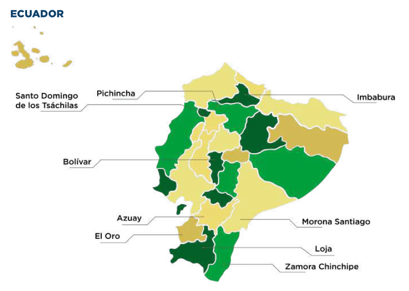 Acción e impacto de proyecto de vinculación CIMA UTPL: CRECE, viveros agroforestales en Sabanilla